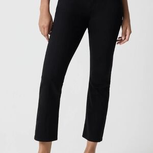 J.Crew Black Mid Rise Flare Crop Jeans Size 26 NWOT